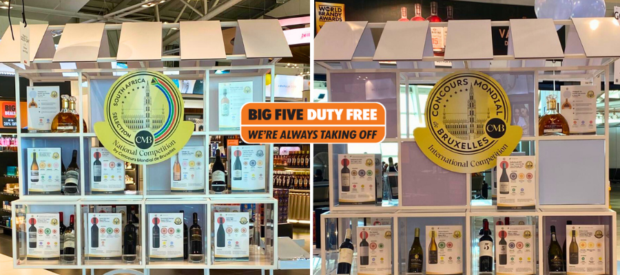Big Five Duty Free & CMB Unite to Showcase South Africa’s Finest Award-Winning Wines