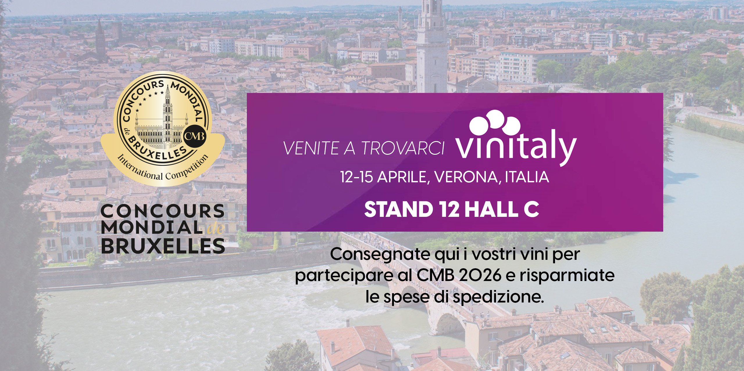Vinitaly 2026: Il CMB vi aspetta a Verona!