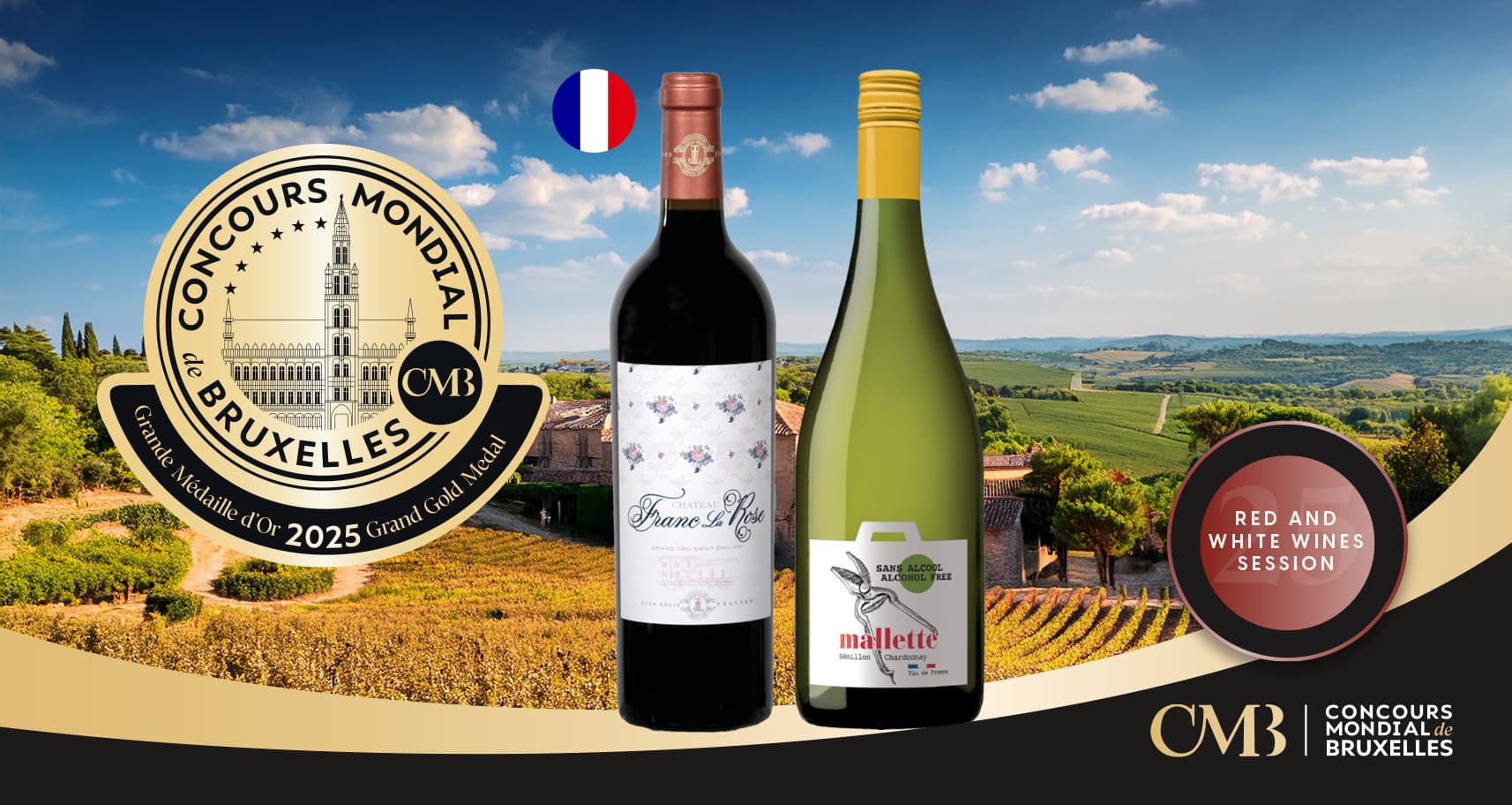 Session Vins Rouges et Blancs : Bordeaux et Languedoc-Roussillon en patrons, la France référence du sans alcool ?