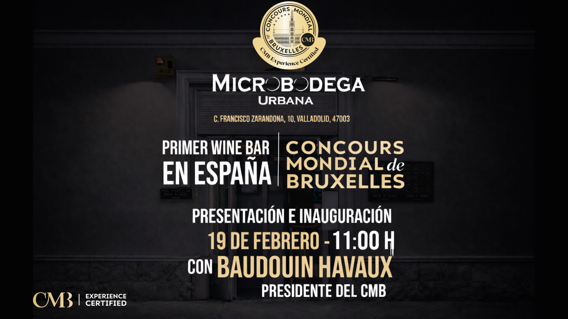 Valladolid inaugura el primer Wine Bar certificado por el CMB y su sistema de cata con IA.