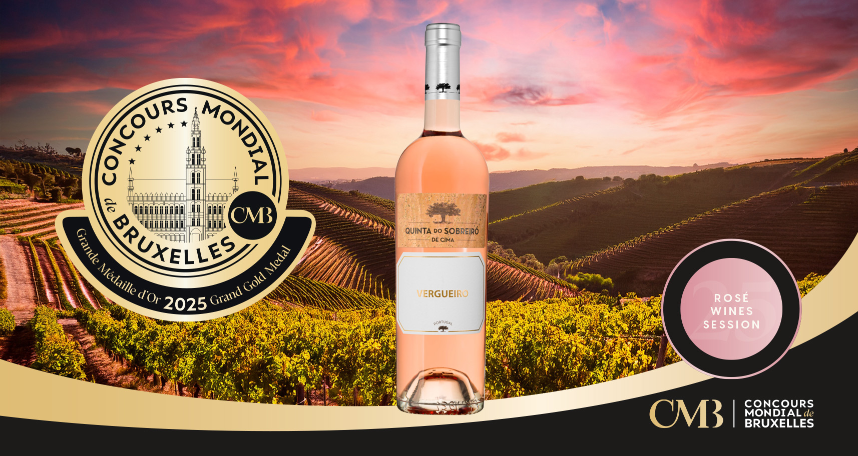Portugal Premiado com o Melhor Rosé no Concours Mondial de Bruxelles 2025